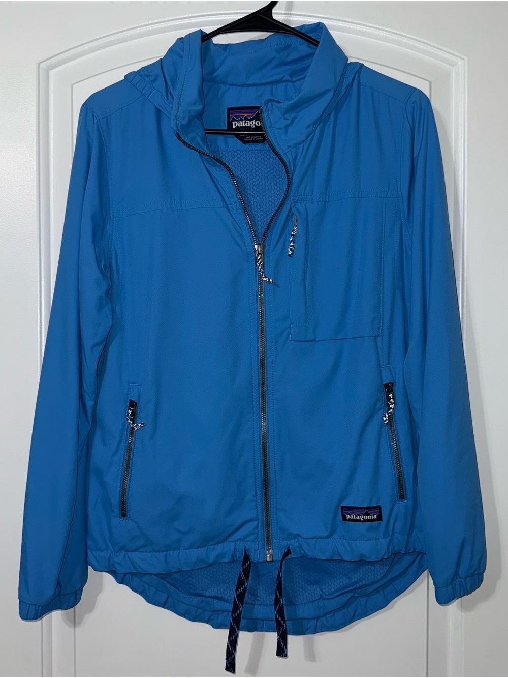 Patagonia Mountain View Windbreaker Jacket Women’s Size XS Blue